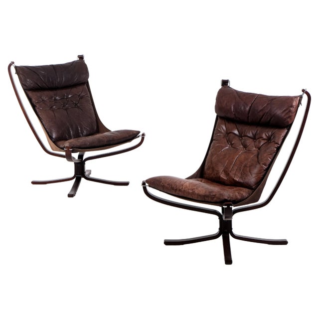 Set of Falcon Easy Chairs attributed to Sigurd Resell, Norway, 1970s For Sale - Image 10 of 10