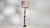 Carved walnut floor lamp in Rich Walnut Brown. Finished in rich walnut brown, this carved walnut floor lamp is...
