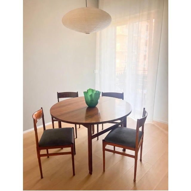 Mid-Century Dining Table and Chairs, 1960s, Set of 5 For Sale - Image 3 of 4