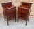 Modern Art Nouveau Walnut Nightstands, 1900s, Set of 2 For Sale - Image 3 of 11