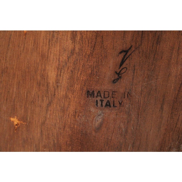 Louis XVI Style Beech Wood Bouillotte Table With Marble Top For Sale - Image 11 of 11