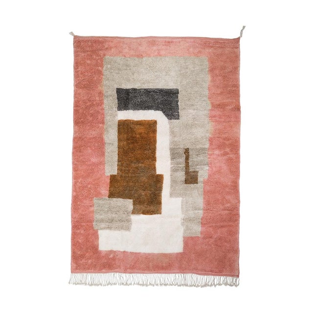 Hand-Knotted Wool Rug by Azele Studio For Sale - Image 11 of 11