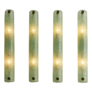 Green Graniglia Canalina Murano Glass Wall Sconce by Simoeng For Sale