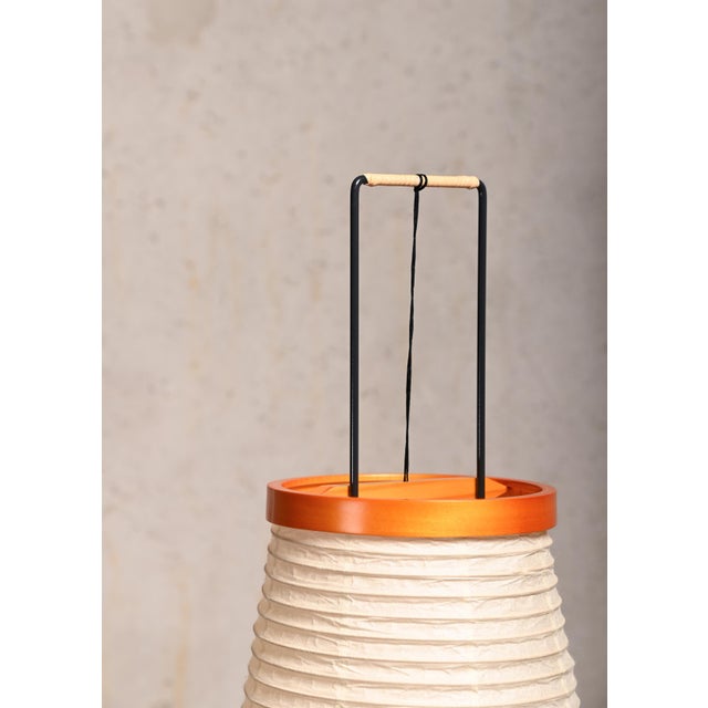 Akari Model 14a Light Sculpture in Washi Paper and Bamboo by Isamu Noguchi For Sale - Image 10 of 14