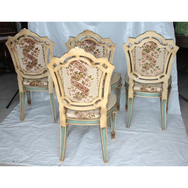 Napoleon III Chairs, Italy, Set of 4 For Sale - Image 9 of 15