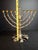VTG Fred Spinowitz Tree of Life Menorah Signed Judaica Silver Tone Brass Leaves For Sale - Image 16 of 18