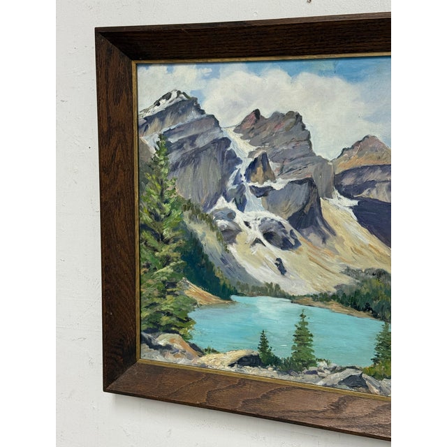 Late 20th Century E. Loper Framed Acrylic on Board of Landscape For Sale - Image 13 of 13