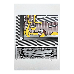 After Roy Lichtenstein, "Beach Ball", 1990s, Silk-Screen