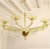 Very large Murano glass Mid-Century Modern chandelier, attributed to Venini, Italy 1980s. The hand blown Murano glass...