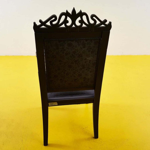 Vintage Wooden Armchair, 1930s For Sale - Image 10 of 11