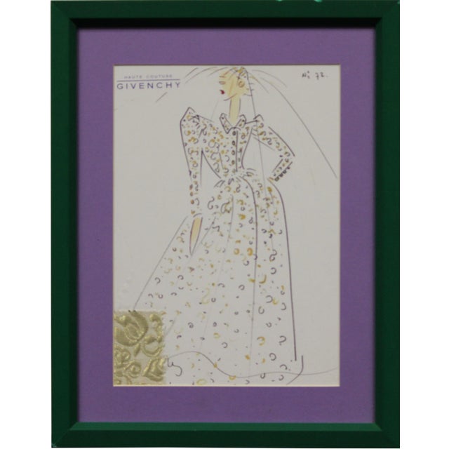 Givenchy Glam No.72 Fashion Illustration For Sale