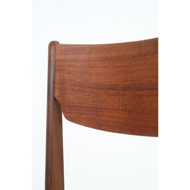 Brown Vintage Danish Teak Chair, 1960s For Sale - Image 8 of 12