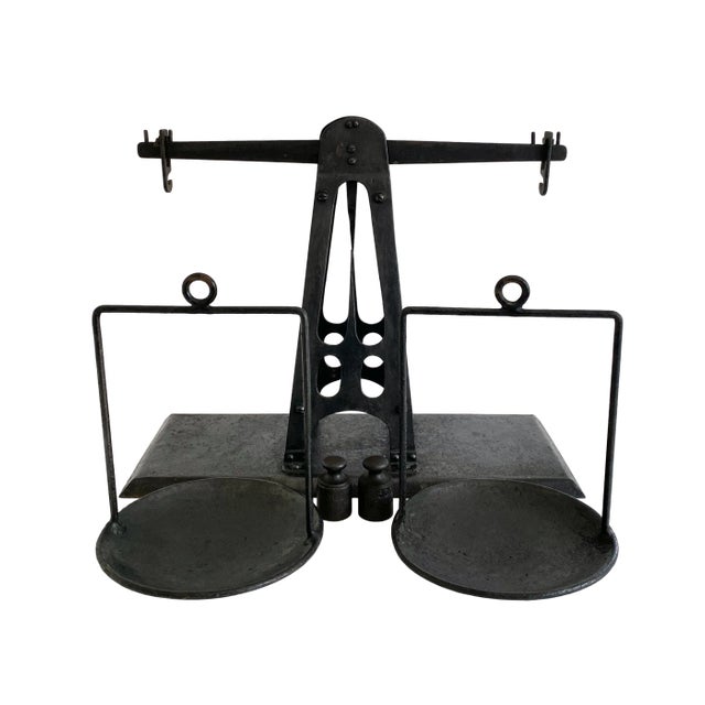 Extraordinary Antique French Balance Scale For Sale - Image 10 of 13