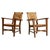 French Wood + Rush Armchair, 1940s For Sale - Image 11 of 18