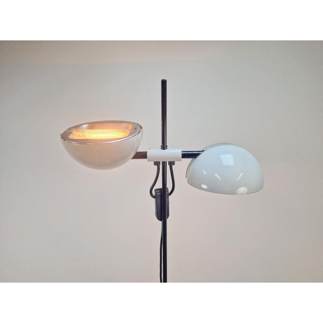 Vintage White Floor Lamp from Valenti Milano, Italy, 1970s For Sale - Image 12 of 18