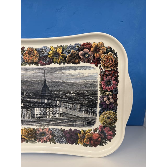 Piero Fornasetti Torino 1966 Tray by Piero Fornasetti For Sale - Image 4 of 13