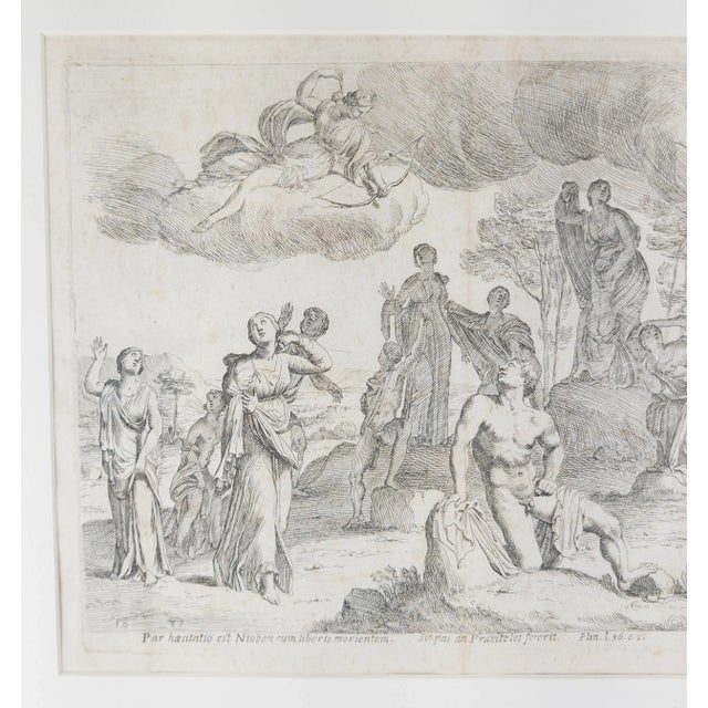French 17th Century French Copper Engraving Print by Francis Perrier For Sale - Image 3 of 10