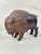 Lovely hand carved vintage buffalo figurine. Made of ironwood. Heavy weight. Perfect to use as a bookend or door stop....