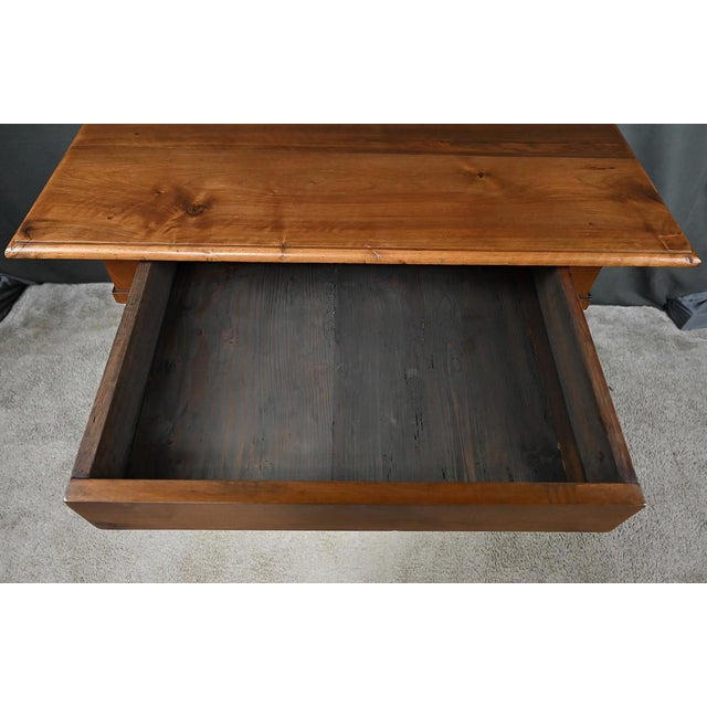 Brown Late 19th Century Louis Philippe Flat Walnut Desk For Sale - Image 8 of 18