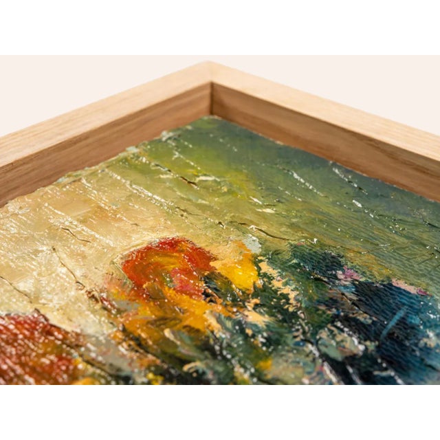 1960s Expressionist Flower Still Life, Oil on Canvas, Framed For Sale - Image 5 of 10