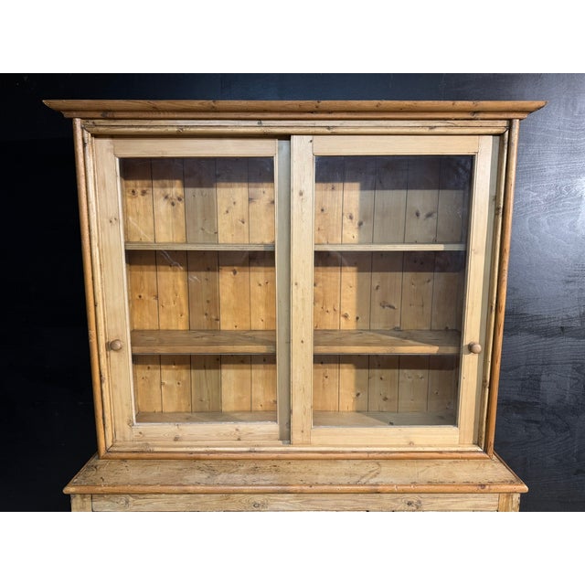 Pine Kitchen Dresser, 1890 For Sale - Image 4 of 11