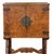 A striking William & Mary Revival cabinet on a stand that blends English Jacobean craftsmanship with Spanish-inspired...