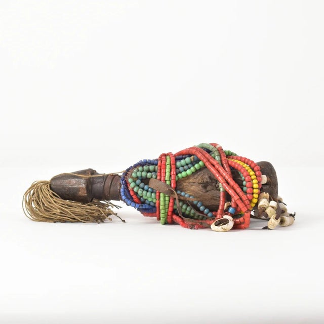 African Early 20th Century Namchi Namji Beaded Fertility Doll Cameroon For Sale - Image 3 of 6