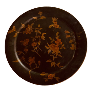 Vintage American Toleware Round Tea Tray