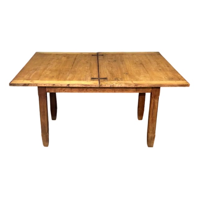 Poplar Folding Table, 1800s For Sale