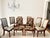 Ethan Allen Vintage French Regency Louis XVI Style Carved Wood & Beautifully Upholstered Set of Eight Chairs Excellent Mint Condition For Sale - Image 18 of 18