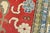 Kazak Rug 8'2'' X 9'9'' Red Wool Tribal Hand-Knotted Oriental Carpet For Sale - Image 9 of 12