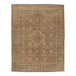 Vintage Persian Mahal Rug, 09'08 X 12'07 For Sale