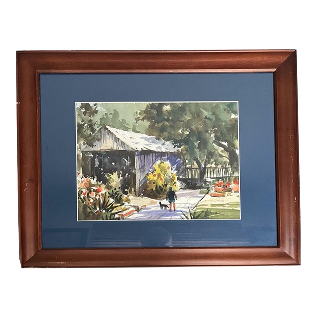 Watercolor Landscape by John Bohnenberger (1926-2012) For Sale