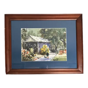 Watercolor Landscape by John Bohnenberger (1926-2012)