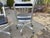 Emeco 1022 Aluminum Leather Navy Semi Upholstered Swivel Chairs Set of 3 For Sale In Sacramento - Image 6 of 18