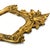 Mid 20th Century Vintage Italian Florentine Petite Giltwood Mirror For Sale - Image 5 of 8