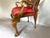 Queen Anne Early 20c Queen Anne Red Velvet Mahogany Chair - 1 Pc For Sale - Image 3 of 9