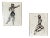Pair of Vintage Modern Nude Figure Paintings For Sale