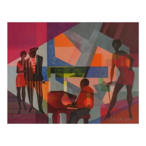 1990s Sacha Chimkevitch Ginger Lithograph
