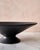 Lostine Large Handcrafted Ceramic Pedestal Bowl by NPage Studio X Lostine in Coal Black For Sale - Image 4 of 9