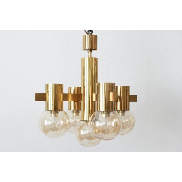 Chandelier & 2 Wall Lamps Set by Hans-Agne Jakobsson for Markaryd, 1960s, Set of 3 For Sale - Image 6 of 18