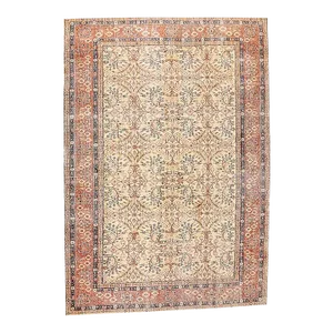 Vintage Floral Turkish Rug