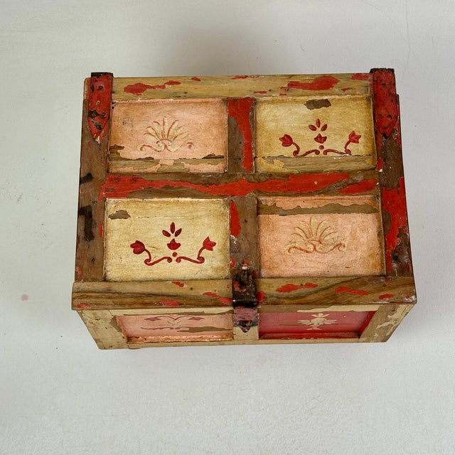 Everything about this box is magical; and it sent us to the circus in feel... A handmade folk art primitive creation...