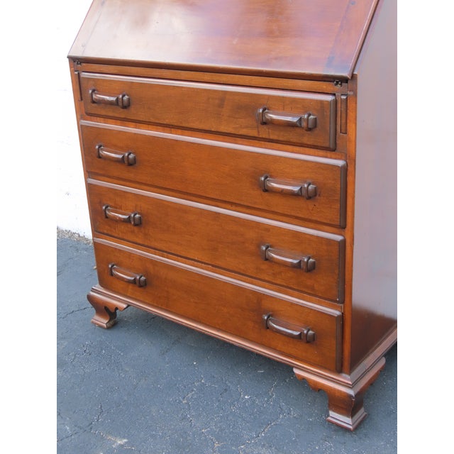 Early 1900s Art Deco Secretary Desk 6678 For Sale - Image 18 of 18