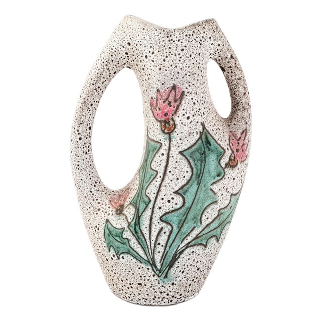 Vintage Ceramic Vase by Marius Bessone, 1950s-1960s For Sale