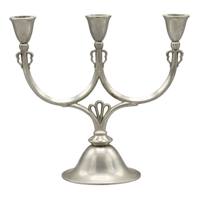 Swedish Candleholder by Ib Just Andersen for GAB, 1931 For Sale