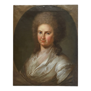 Portrait of Young Rococo Woman, Central European School, 18th Century