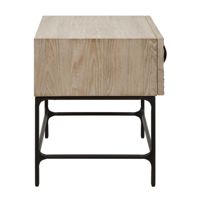 Lunar Wooden Side Table For Sale - Image 6 of 11