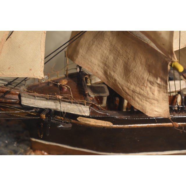 19th Century 19th Century Ships Model Under Full Sail For Sale - Image 5 of 7