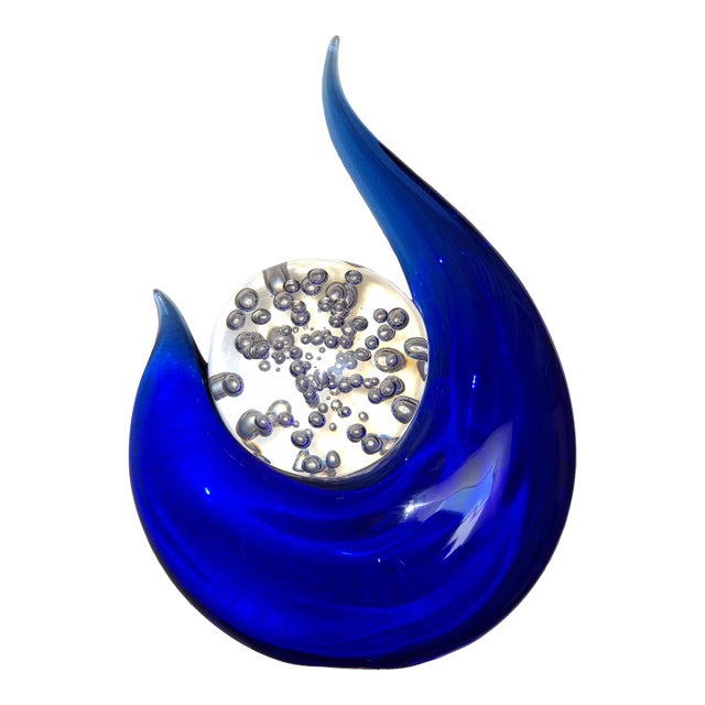 1960s Elio Raffaeli Murano Glass Sculpture For Sale